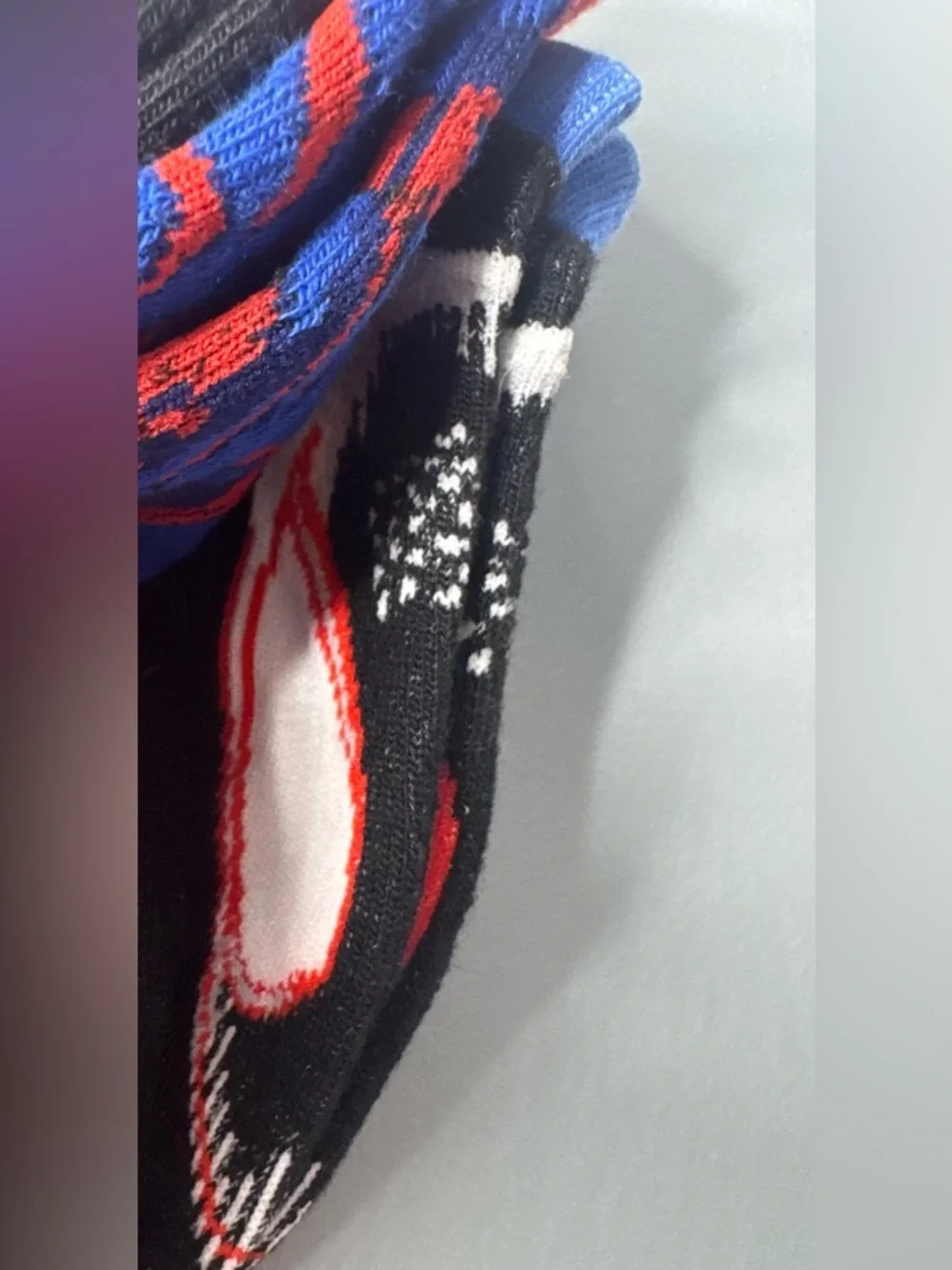 Spiderman across the spider-verse themed character socks miles morales 6-pack